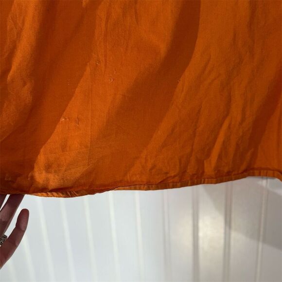 Vintage Rocawear 2XL Orange Utility Shirt Logo Back Y2K Streetwear Hip Hop - Picture 3 of 8